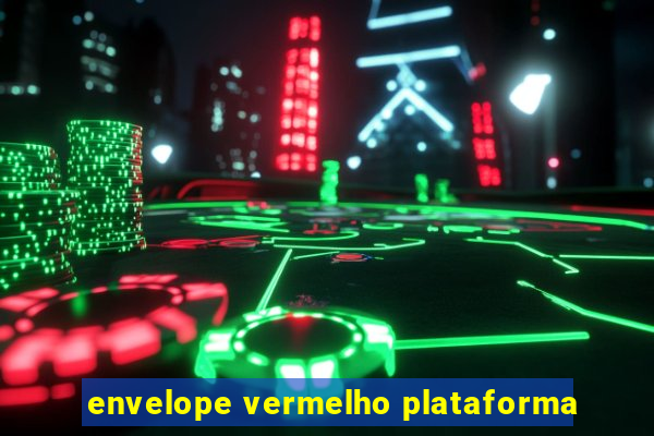 envelope vermelho plataforma